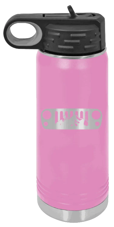 JK Grill Mountains - 20oz Water Bottle Laser Engraved - Image 7