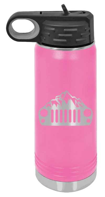 JK Mountains - 20oz Water Bottle Laser Engraved - Image 12