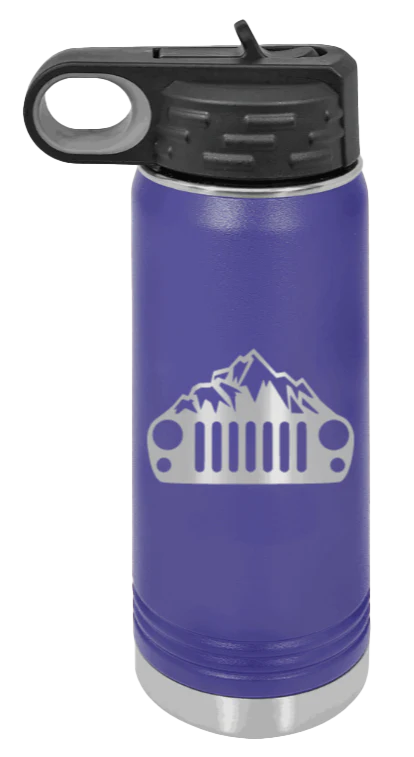 JK Mountains - 20oz Water Bottle Laser Engraved - Image 13