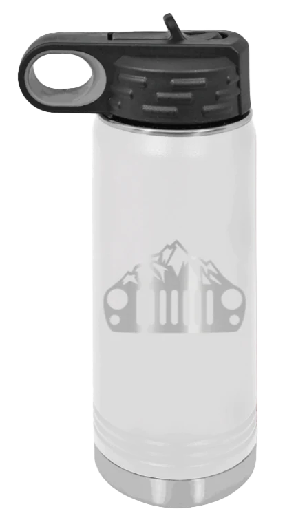 JK Mountains - 20oz Water Bottle Laser Engraved - Image 16