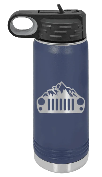 JK Mountains - 20oz Water Bottle Laser Engraved - Image 9