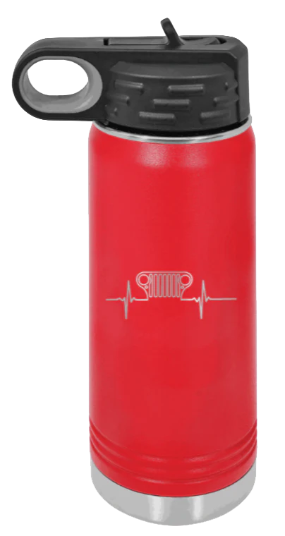 CJ Heartbeat - 20oz Water Bottle Laser Engraved - Image 14