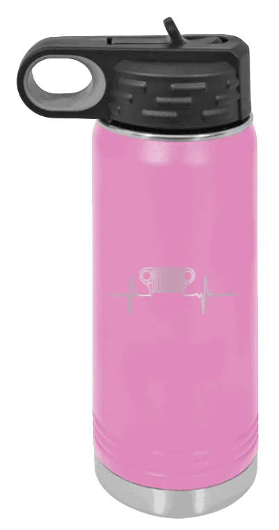 CJ Heartbeat - 20oz Water Bottle Laser Engraved - Image 7