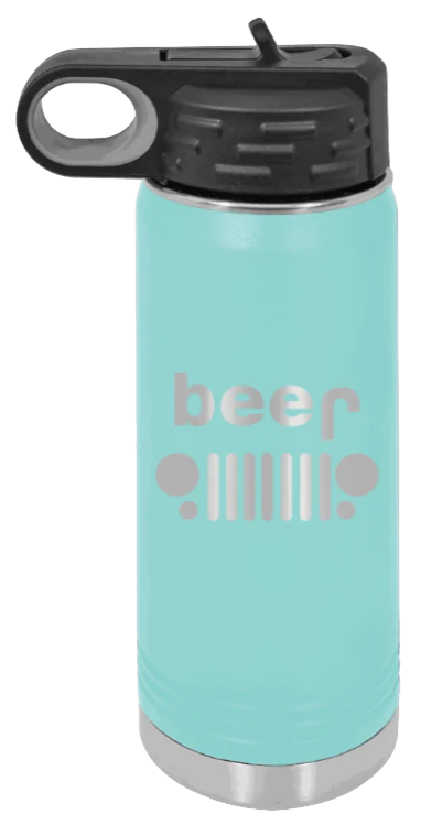 Beer Jeep - 20oz Water Bottle Laser Engraved - Image 15