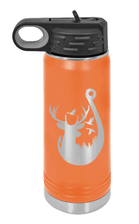 Ducks and Bucks - 20oz Water Bottle - Image 11
