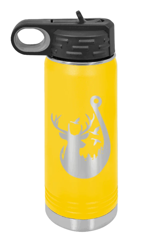 Ducks and Bucks - 20oz Water Bottle - Image 17