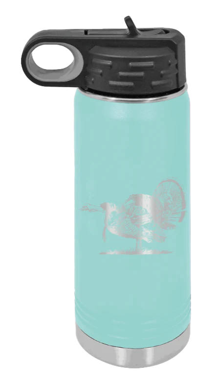 Turkey Gobble - 20oz Water Bottle - Image 15