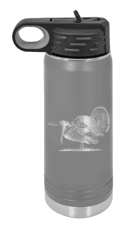 Turkey Gobble - 20oz Water Bottle - Image 4