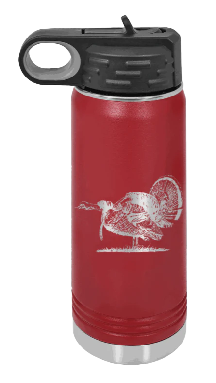 Turkey Gobble - 20oz Water Bottle - Image 8