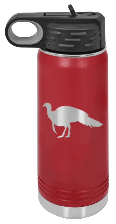 Turkey Silhouette - 20oz Water Bottle - Image 8