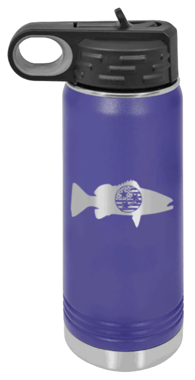 Tristar Flag Turkey - 20oz Water Bottle - Image 13