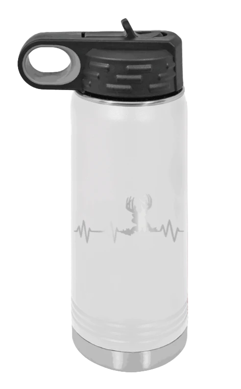 Deer Heartbeat - 20oz Water Bottle - Image 16