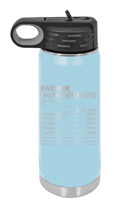 Father Nutrition - 20oz Water Bottle Laser Engraved - Image 6
