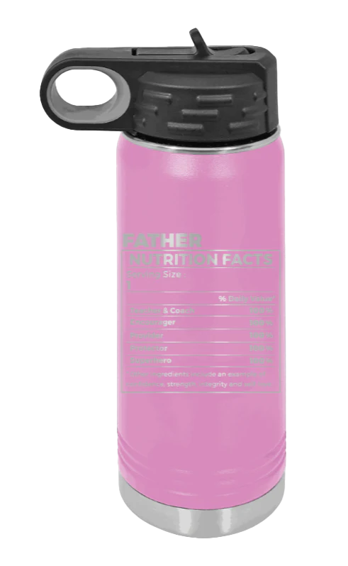 Father Nutrition - 20oz Water Bottle Laser Engraved - Image 7