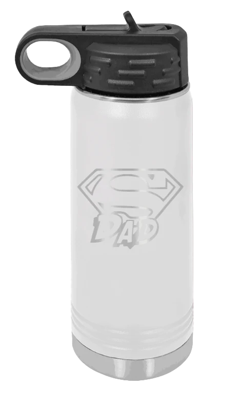 Super Dad - 20oz Water Bottle Laser Engraved - Image 14