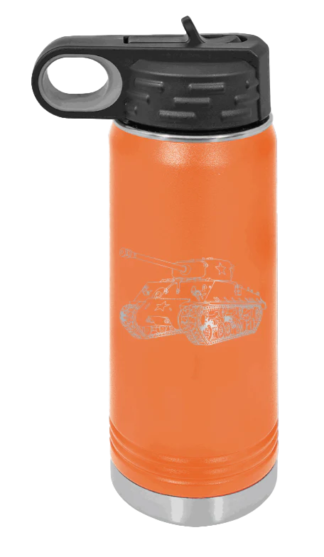 Tank - 20oz Water Bottle Laser Engraved - Image 11