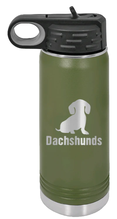 Dachshunds - 20oz Water Bottle Laser Engraved - Image 10