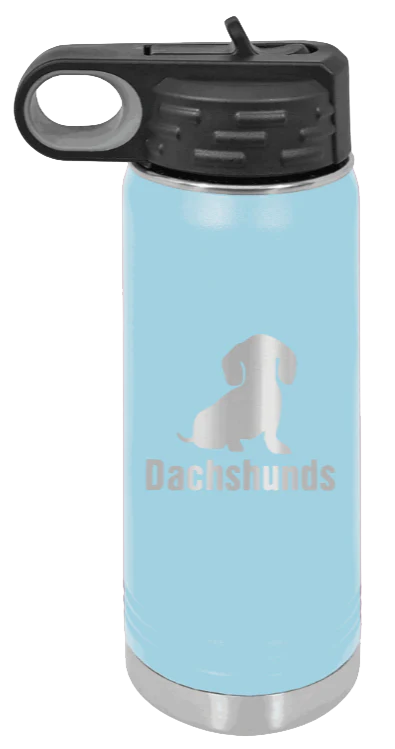 Dachshunds - 20oz Water Bottle Laser Engraved - Image 6
