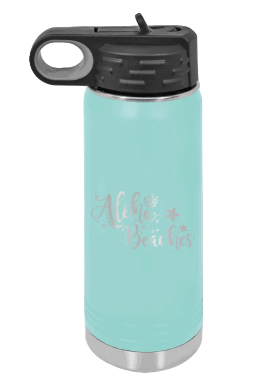 Aloha Beaches - 20oz Water Bottle Laser Engraved - Image 15