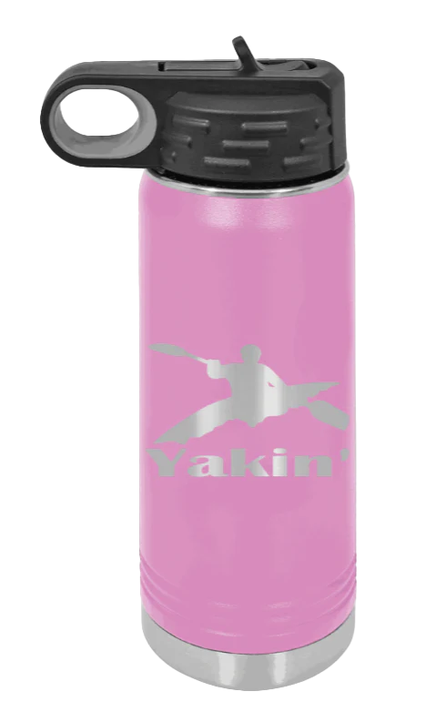 Yakin' - 20oz Water Bottle Laser Engraved - Image 7