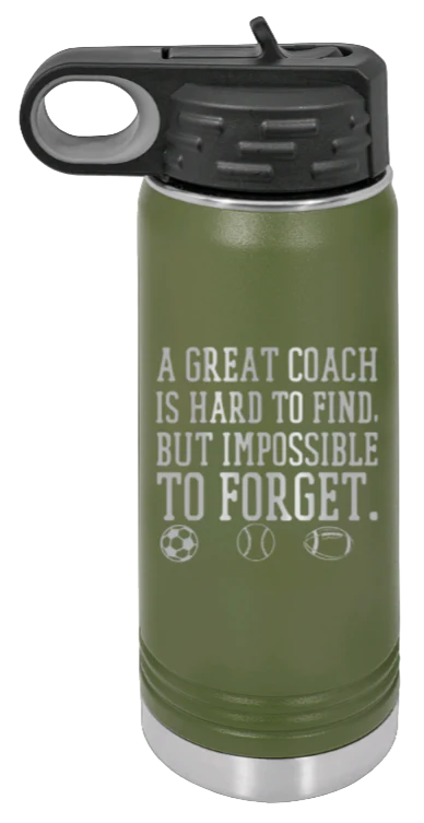 Great Coach - 20oz Water Bottle Laser Engraved - Image 10