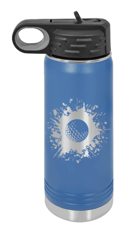 Golf - 20oz Water Bottle Laser Engraved - Image 2