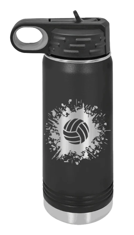 Volleyball - 20oz Water Bottle Laser Engraved