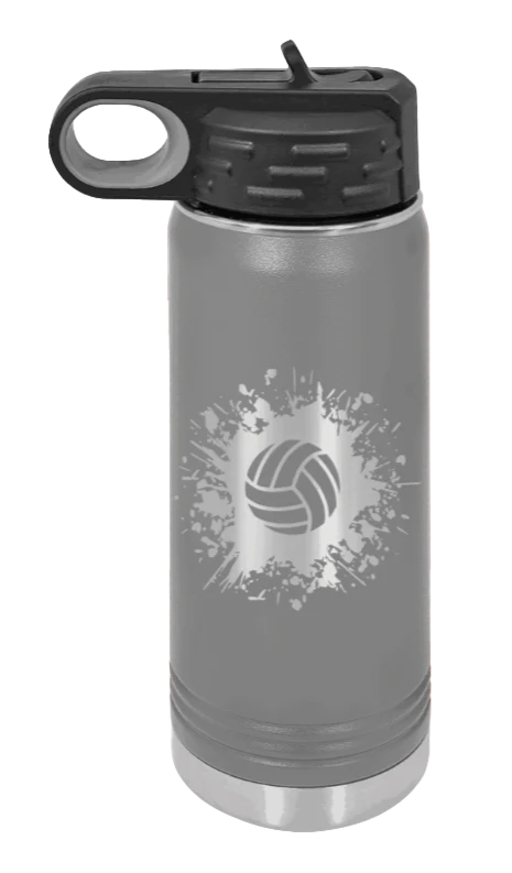 Volleyball - 20oz Water Bottle Laser Engraved - Image 4