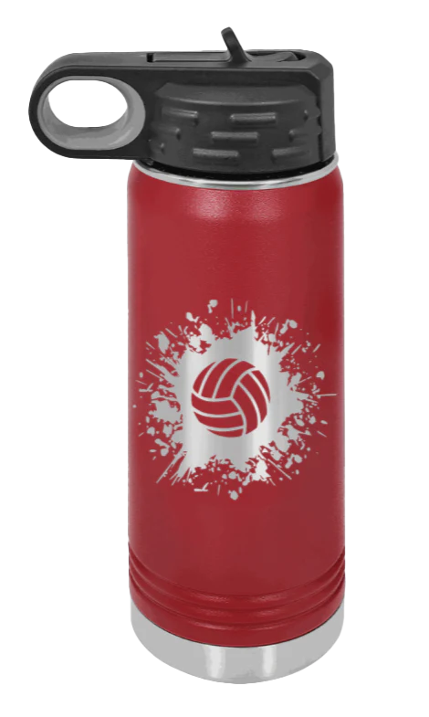 Volleyball - 20oz Water Bottle Laser Engraved - Image 8