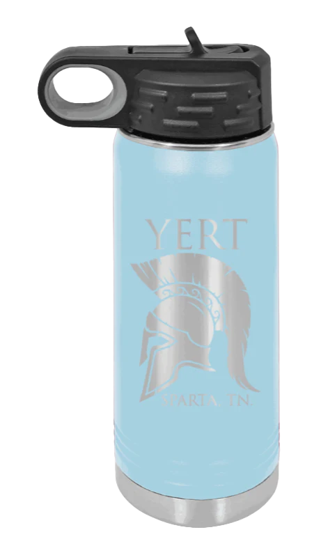 Yert -Sparta, TN - 20oz Water Bottle Laser Engraved - Image 6