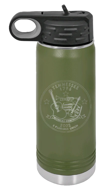 TN Coin - 20oz Water Bottle Laser Engraved - Image 10