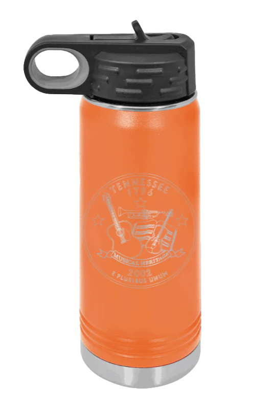 TN Coin - 20oz Water Bottle Laser Engraved - Image 11