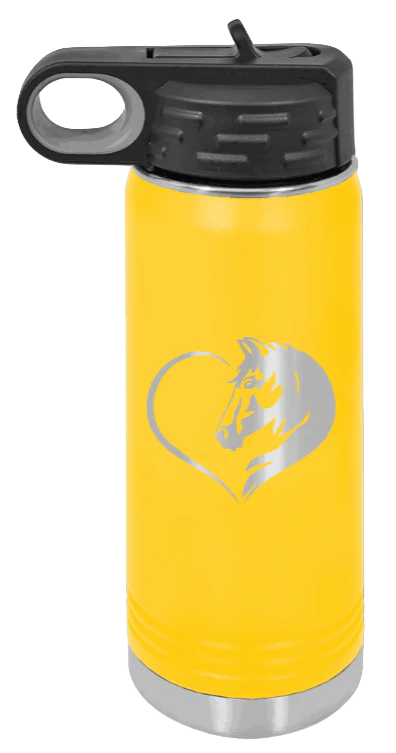 Horse Love - 20oz Water Bottle Laser Engraved - Image 17