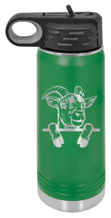 Goat - 20oz Water Bottle Laser Engraved - Image 5