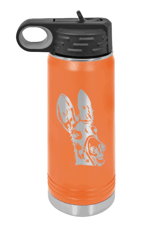 Donkey - 20oz Water Bottle Laser Engraved - Image 11