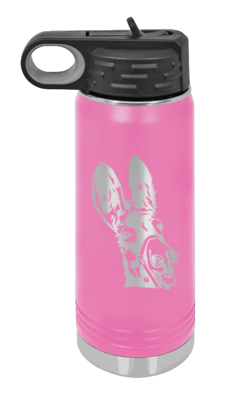 Donkey - 20oz Water Bottle Laser Engraved - Image 12