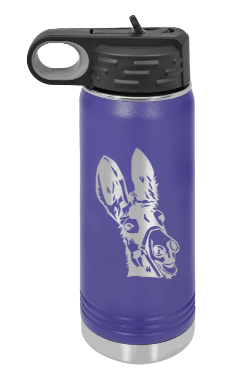 Donkey - 20oz Water Bottle Laser Engraved - Image 13