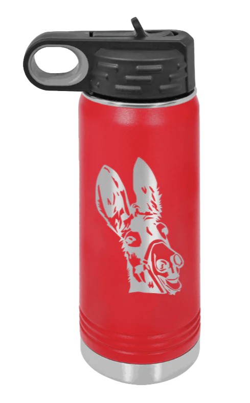 Donkey - 20oz Water Bottle Laser Engraved - Image 14