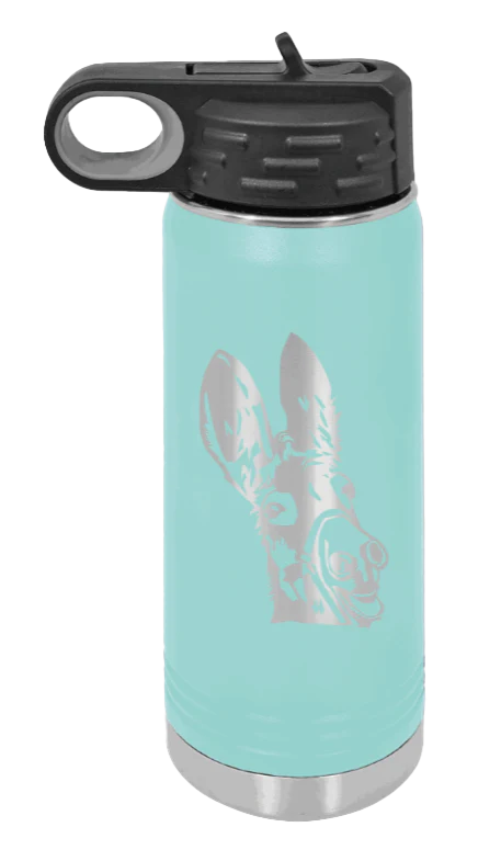 Donkey - 20oz Water Bottle Laser Engraved - Image 15