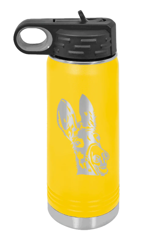 Donkey - 20oz Water Bottle Laser Engraved - Image 17