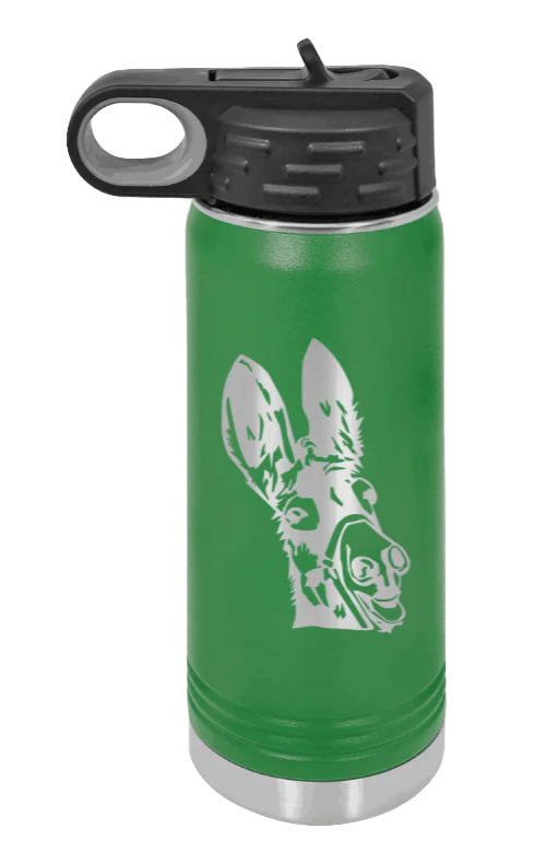 Donkey - 20oz Water Bottle Laser Engraved - Image 5