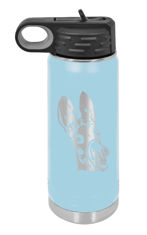 Donkey - 20oz Water Bottle Laser Engraved - Image 6
