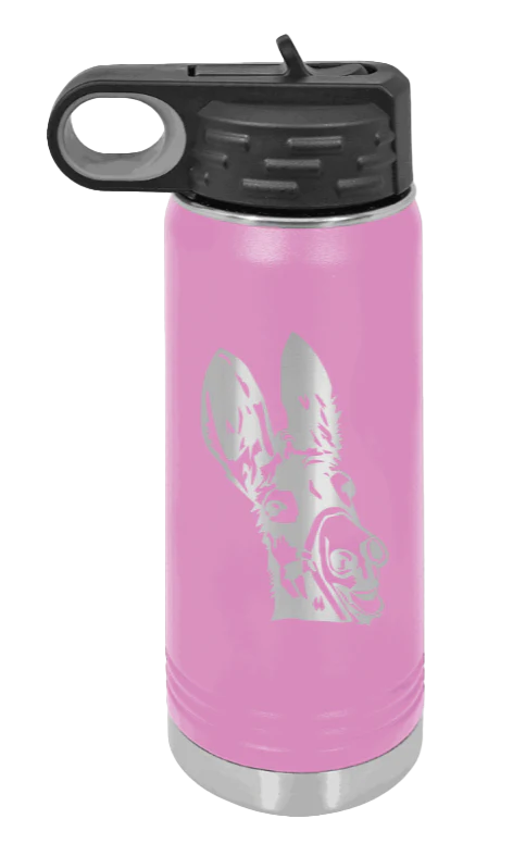 Donkey - 20oz Water Bottle Laser Engraved - Image 7