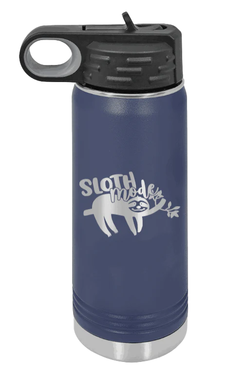 Sloth - 20oz Water Bottle Laser Engraved - Image 9