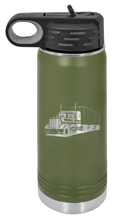 Truck 2 - 20oz Water Bottle Laser Engraved - Image 10