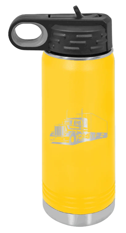 Truck 2 - 20oz Water Bottle Laser Engraved - Image 17