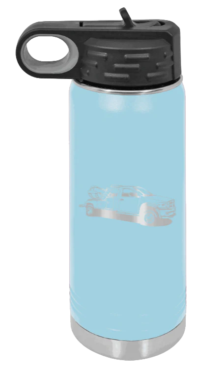 Tow Truck - 20oz Water Bottle Laser Engraved - Image 6