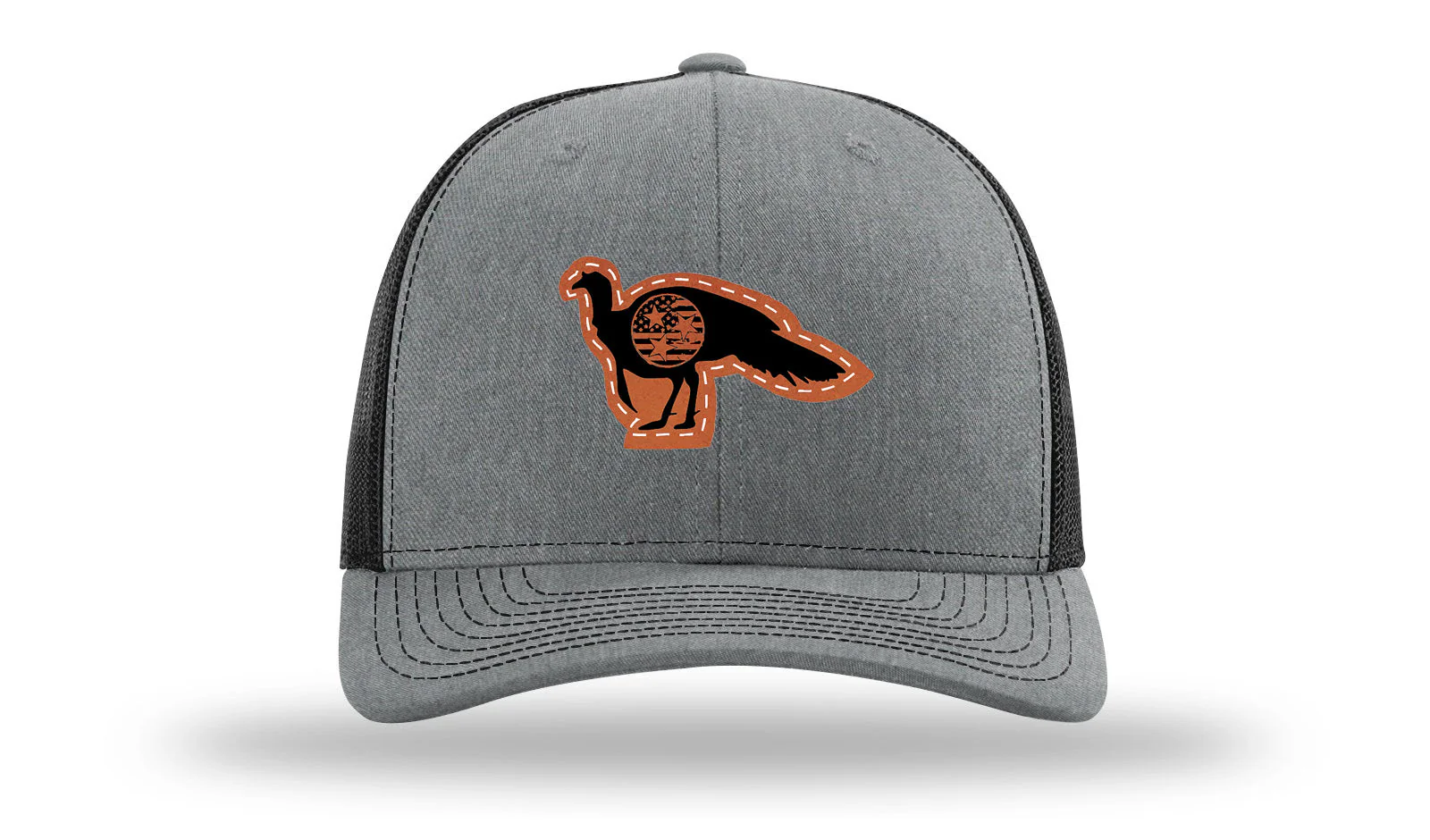 Tristar Flag Turkey Leather Patch Richardson 112 Hat - Image 13