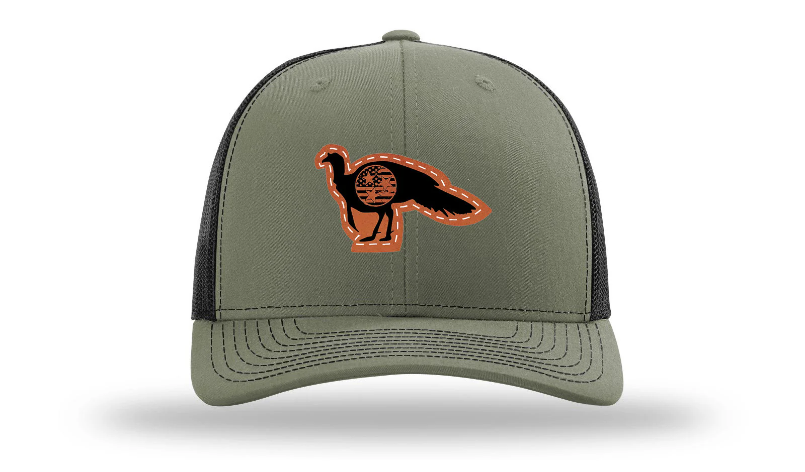 Tristar Flag Turkey Leather Patch Richardson 112 Hat - Image 18