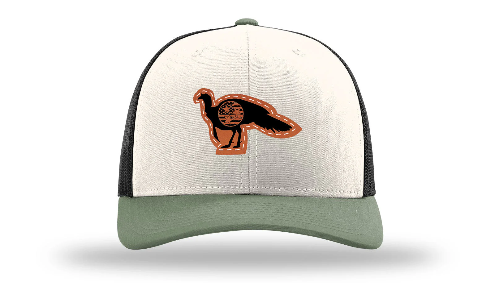 Tristar Flag Turkey Leather Patch Richardson 112 Hat - Image 29